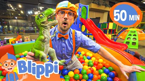 Learning with Blippi at an Indoor Playground!